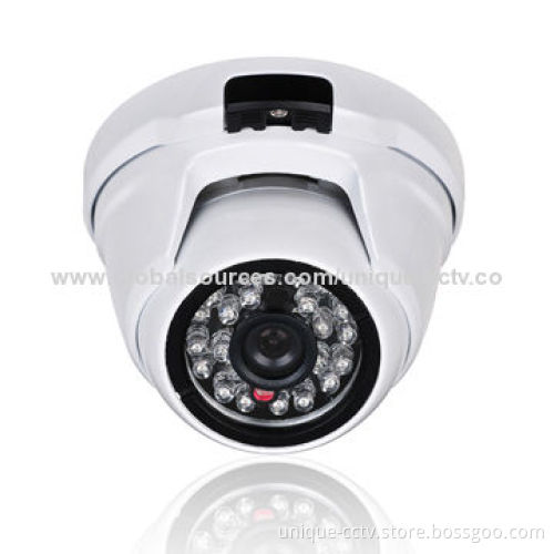 Latest CMOS 1,000TVL Vandal-proof Security Camera, 40-50m IR Distance